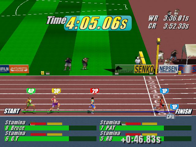 Virtua Athlete 2000 Screenshot 1
